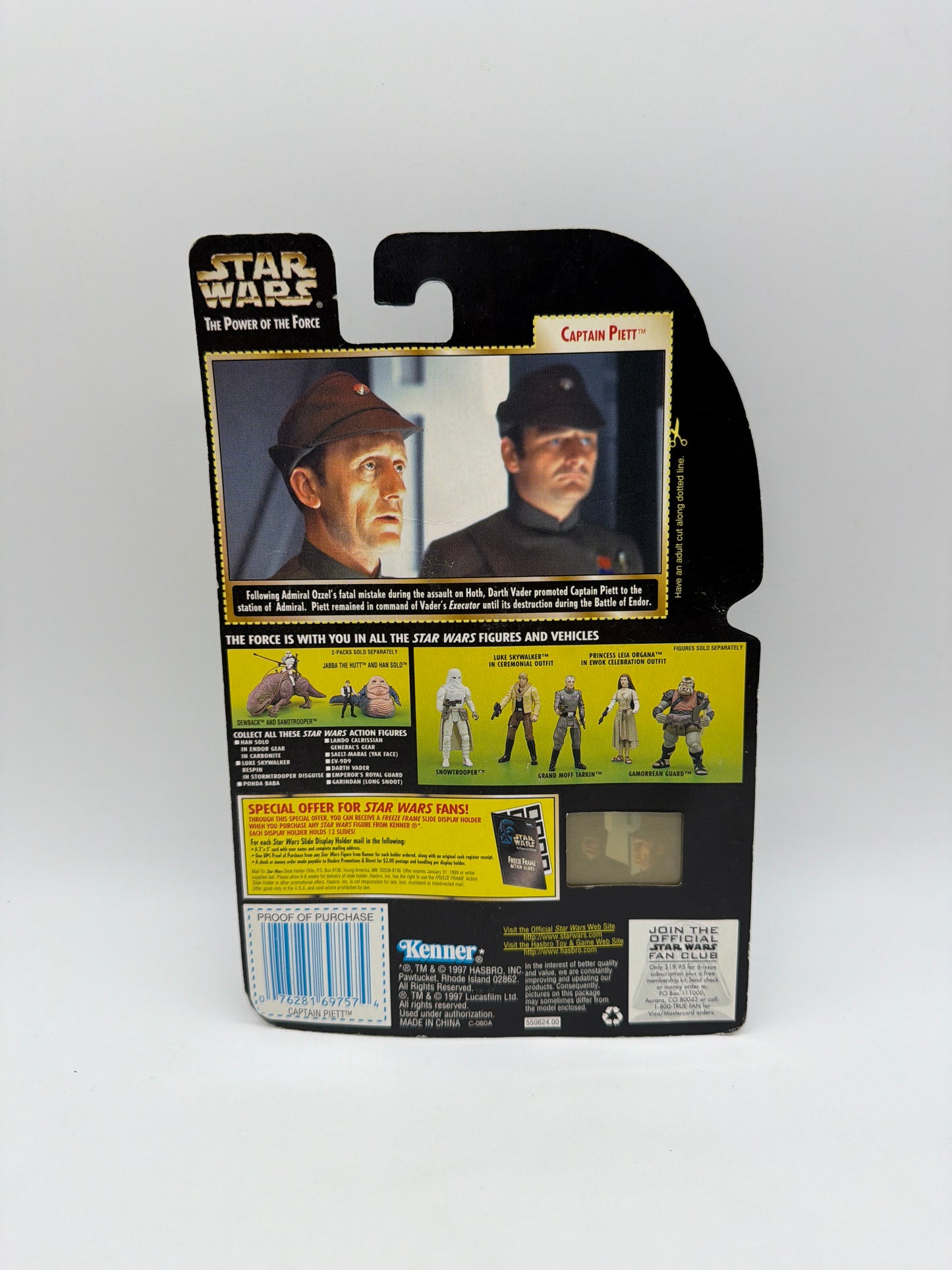 Kenner 1997 Star Wars The Power of The Force Captain Piett