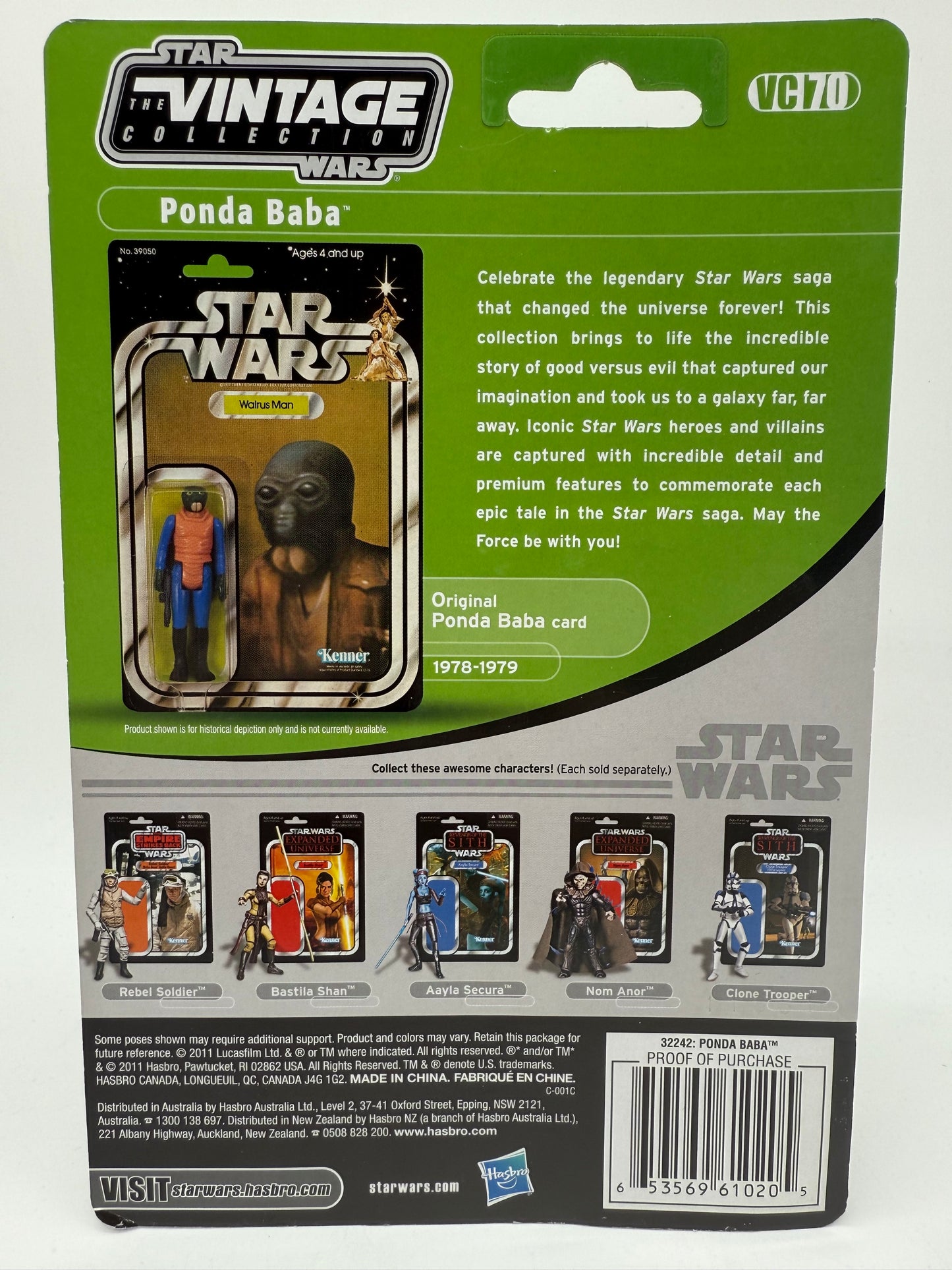 Hasbro 2011 Star Wars The Vintage Collection Ponda Baba (Walrus Man)