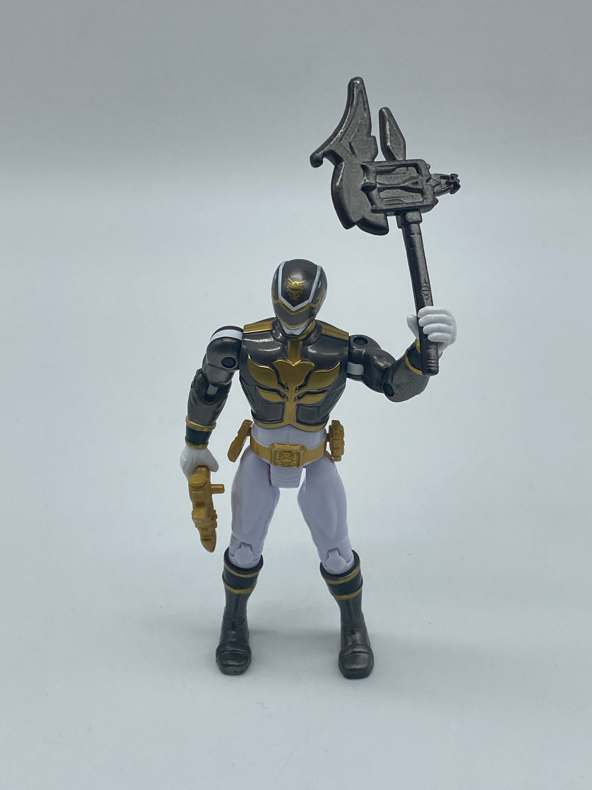 Bandai Power Rangers Megaforce Metallic Black Ranger Action Figure, photo 1 of 4