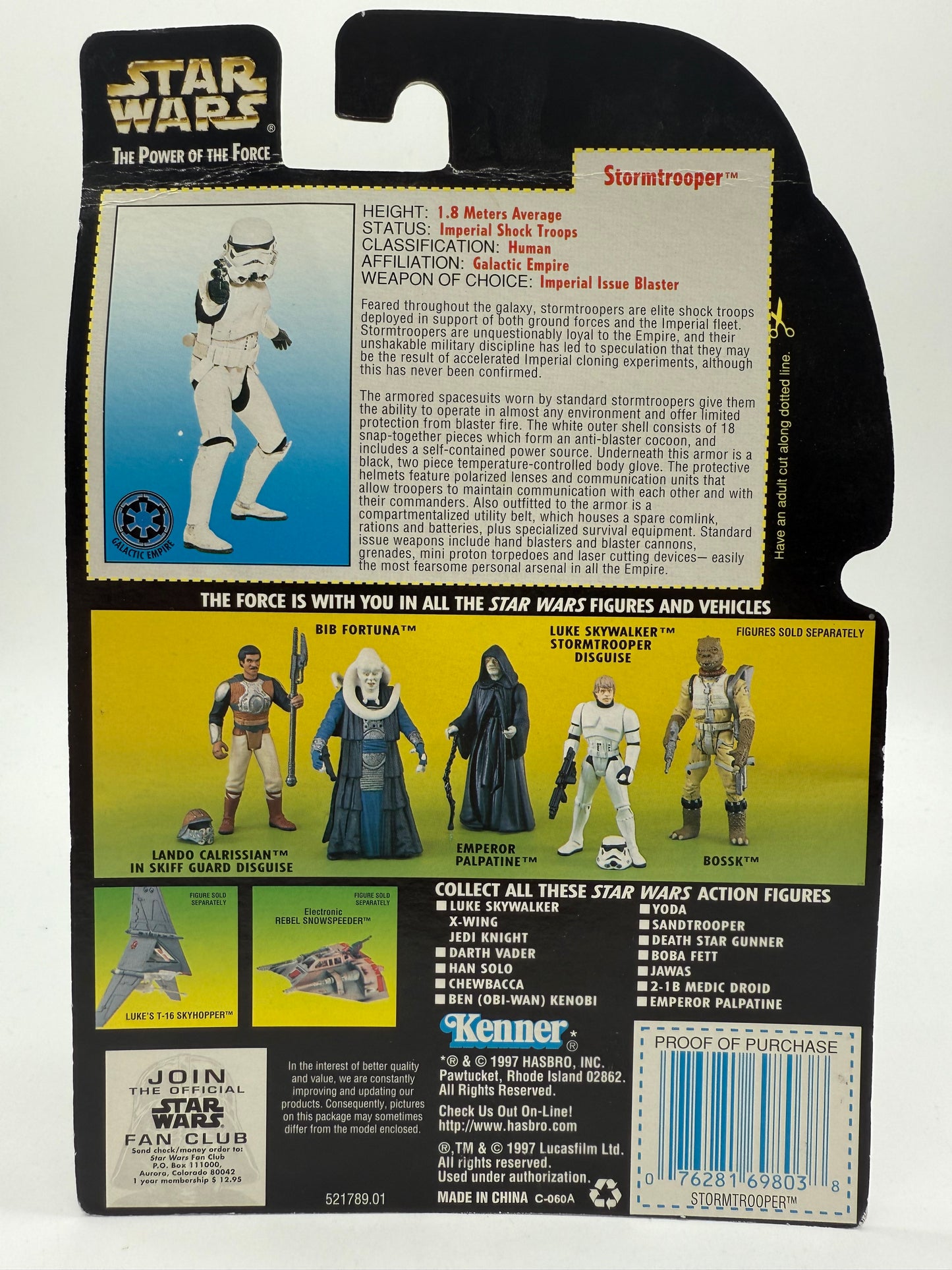 Kenner 1997 Star Wars The Power of The Force Stormtrooper