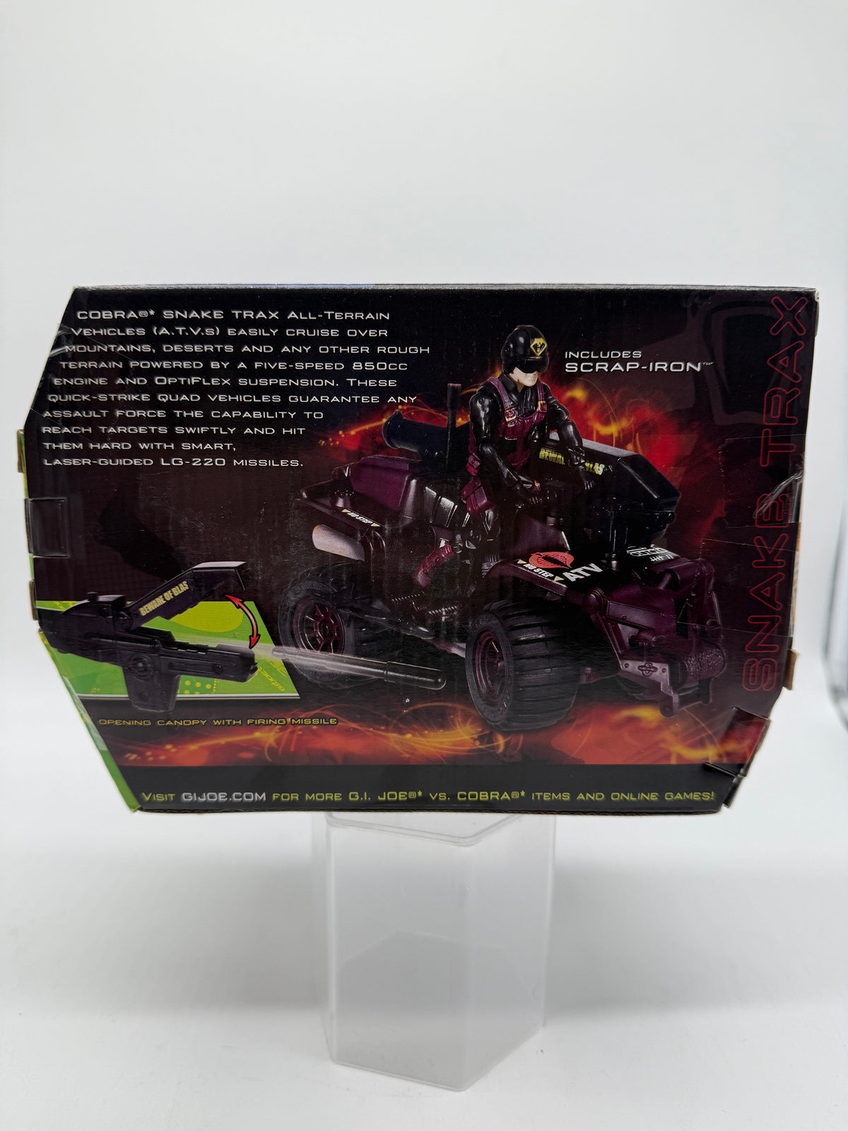 G.I. Joe Snake Trax A.T.V. 2008 Hasbro, photo 2 of 4