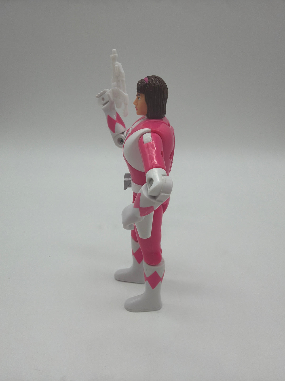Bandai 1993 Mighty Morphin Power Rangers Pink Ranger Kimberly Head Flipping Action Figure, photo 2 of 4