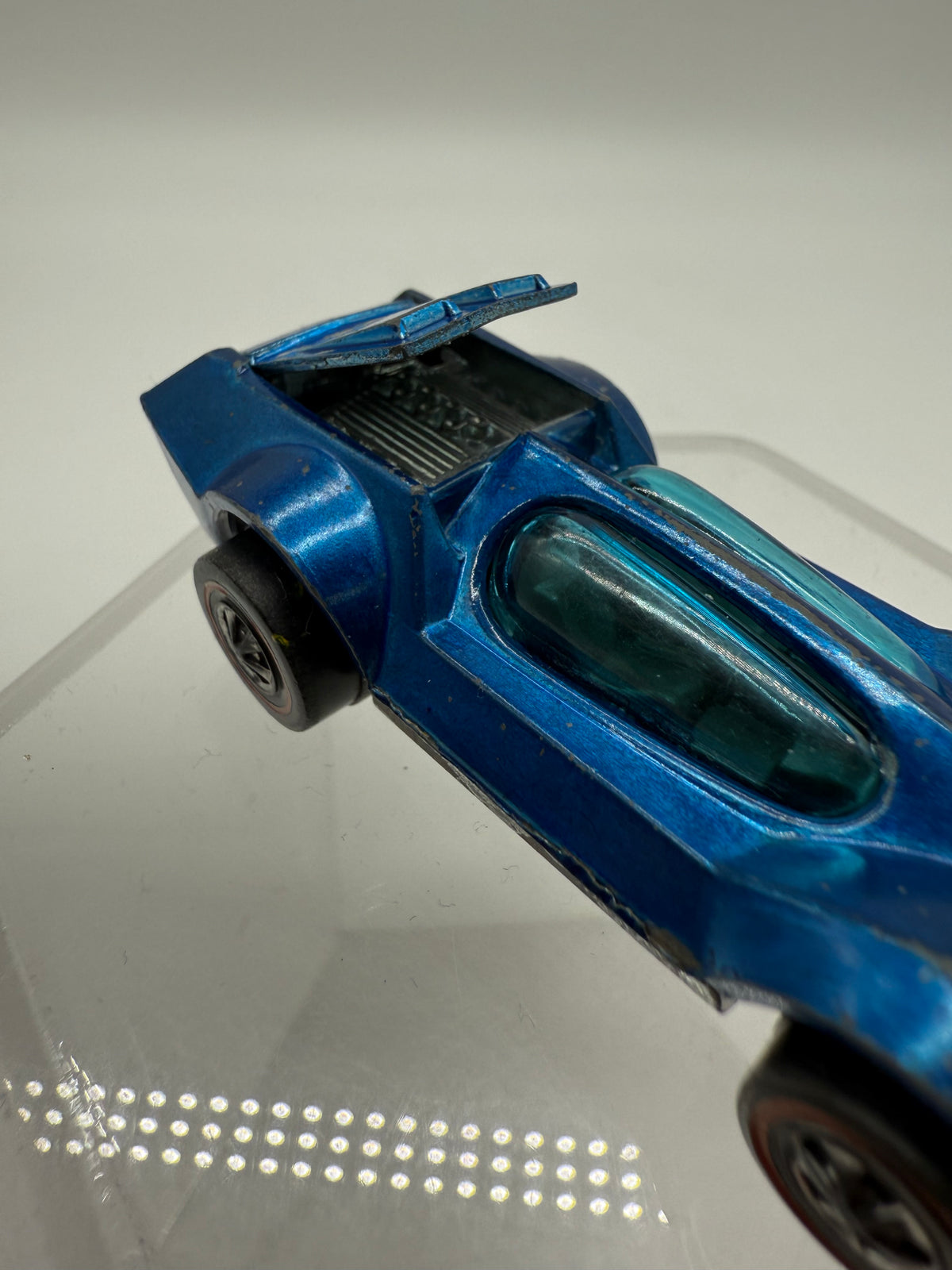 Hot Wheels Vintage 1970 Redline Bugeye Blue Mattel, photo 11 of 21