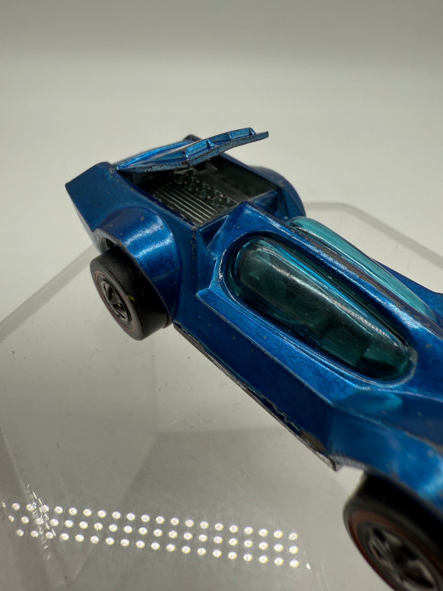 Hot Wheels Vintage 1970 Redline Bugeye Blue Mattel