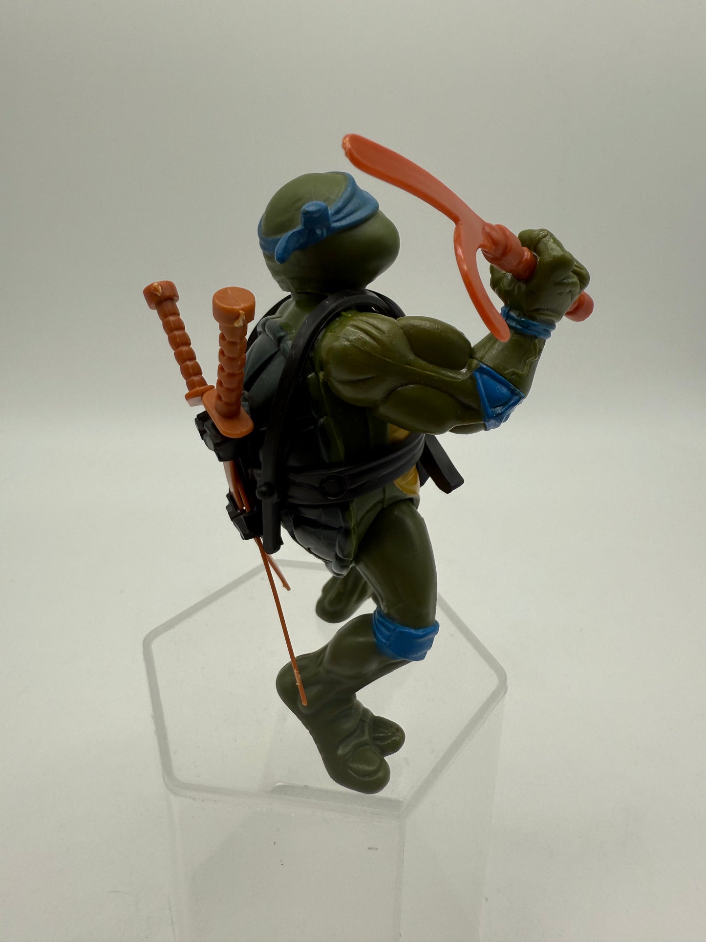 TMNT Vintage Leonardo (Soft Head With Rack) 1988 Playmates