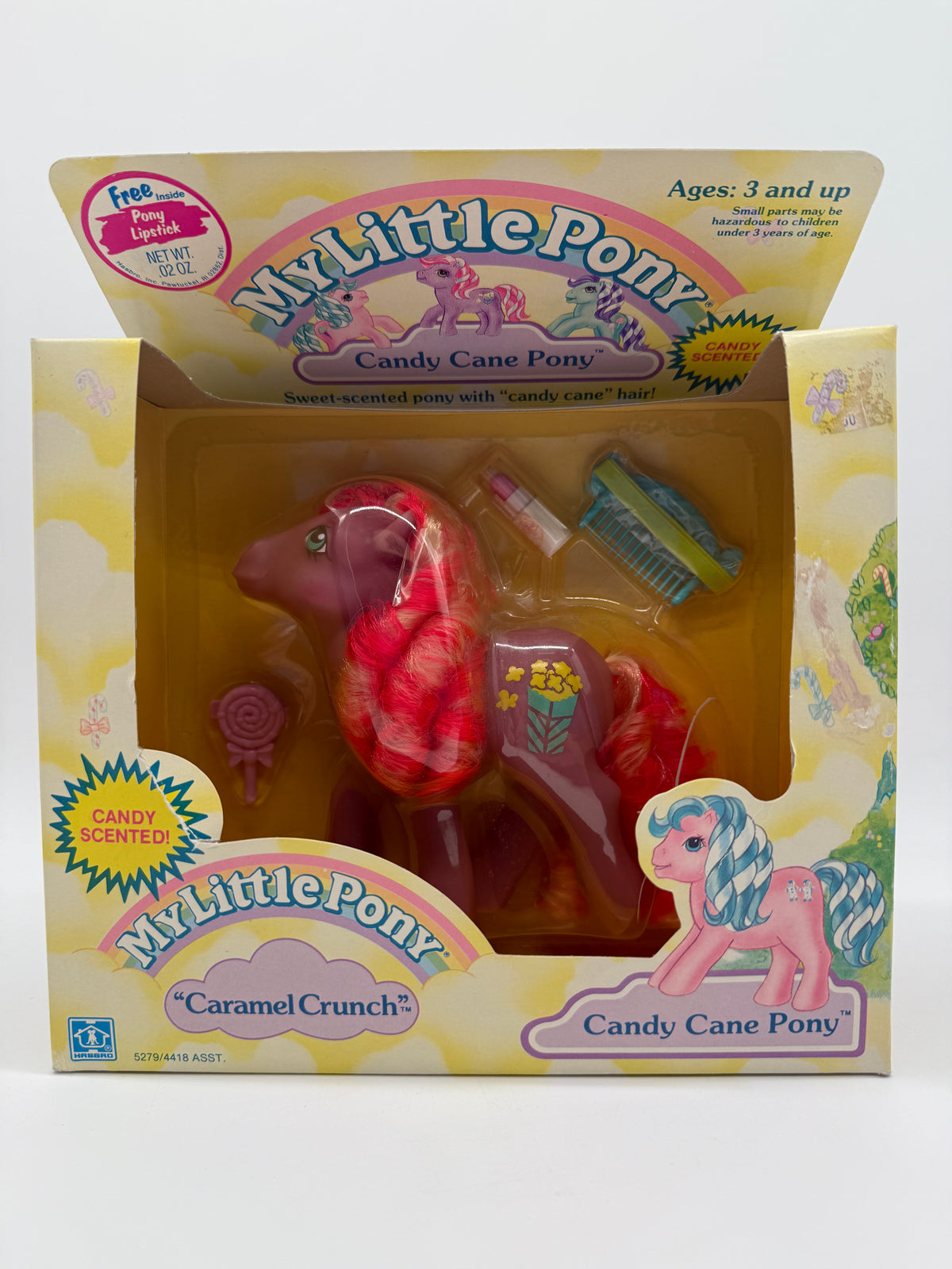 Hasbro 1989 My Little Pony Candy Cane Pony Caramel Punch, photo 1 of 9