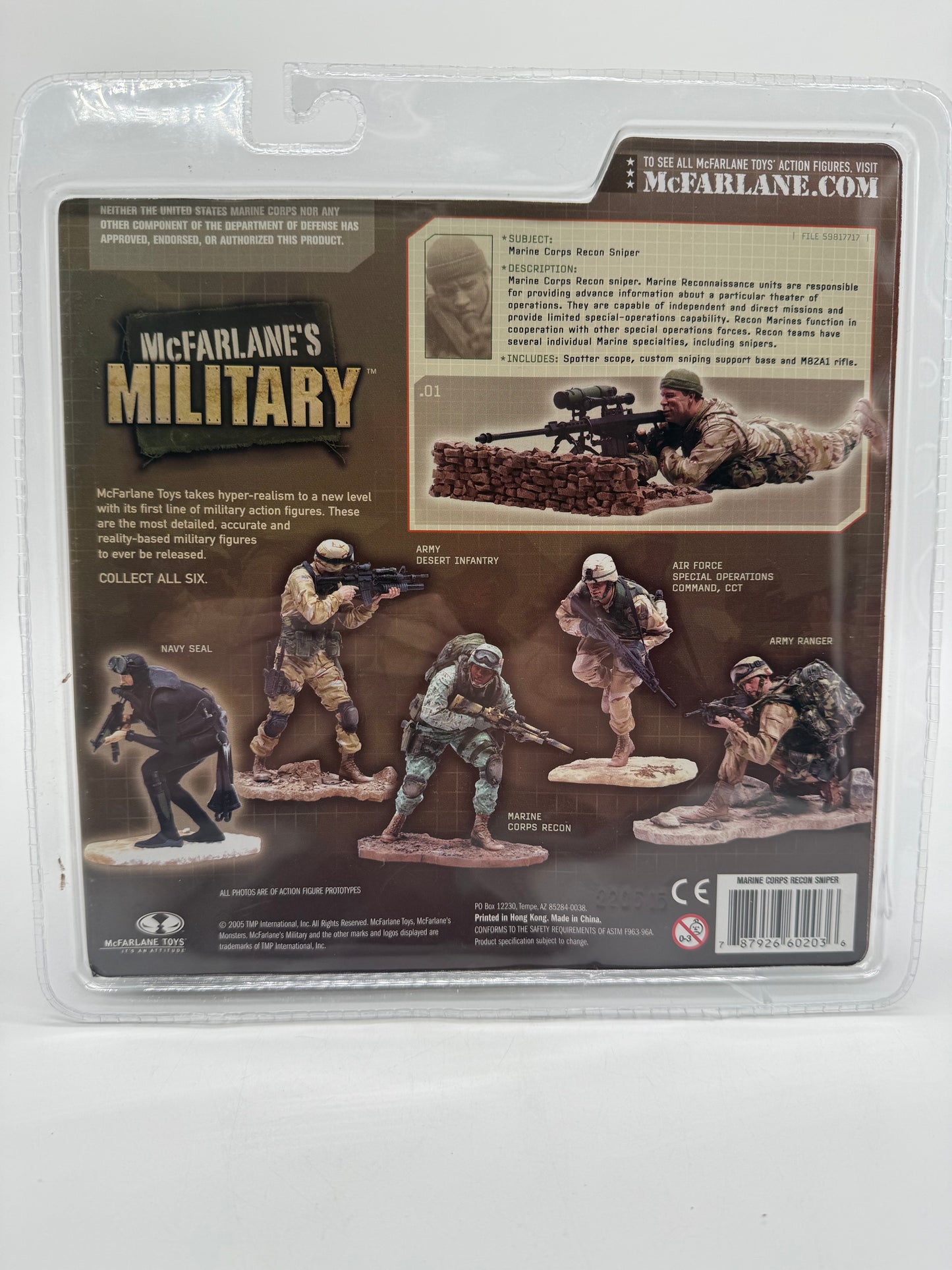 McFarlane Toys 2005 McFarlane Military Marine Corps Recon Sniper
