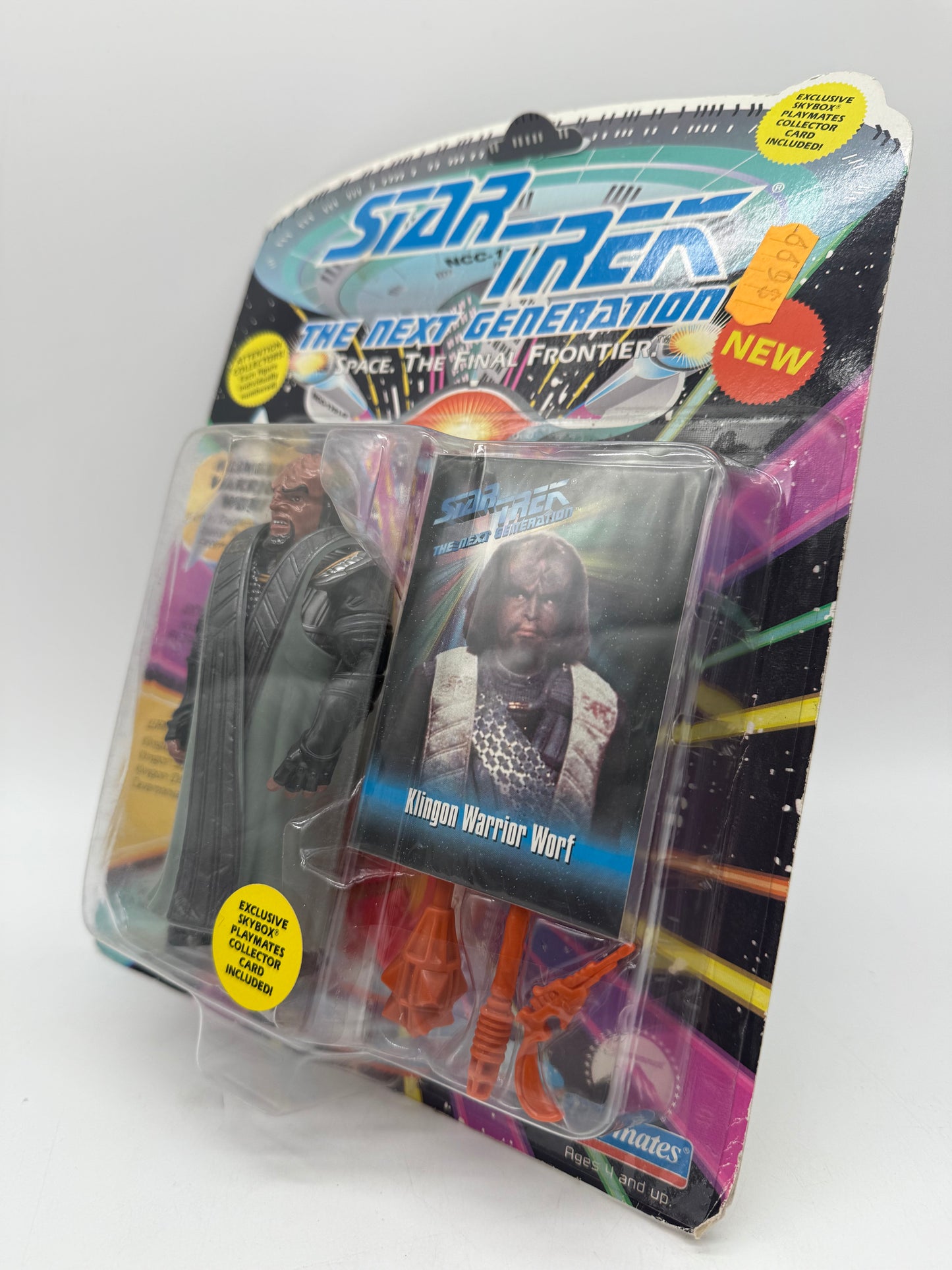 Playmates 1993 Star Trek Next Generation Klingon Warrior Worf
