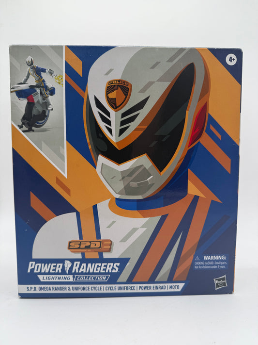 Power Rangers Lightning S.P.D. Omega Ranger & Uniforce Cycle Power Einrad, Moto 2020 Hasbro