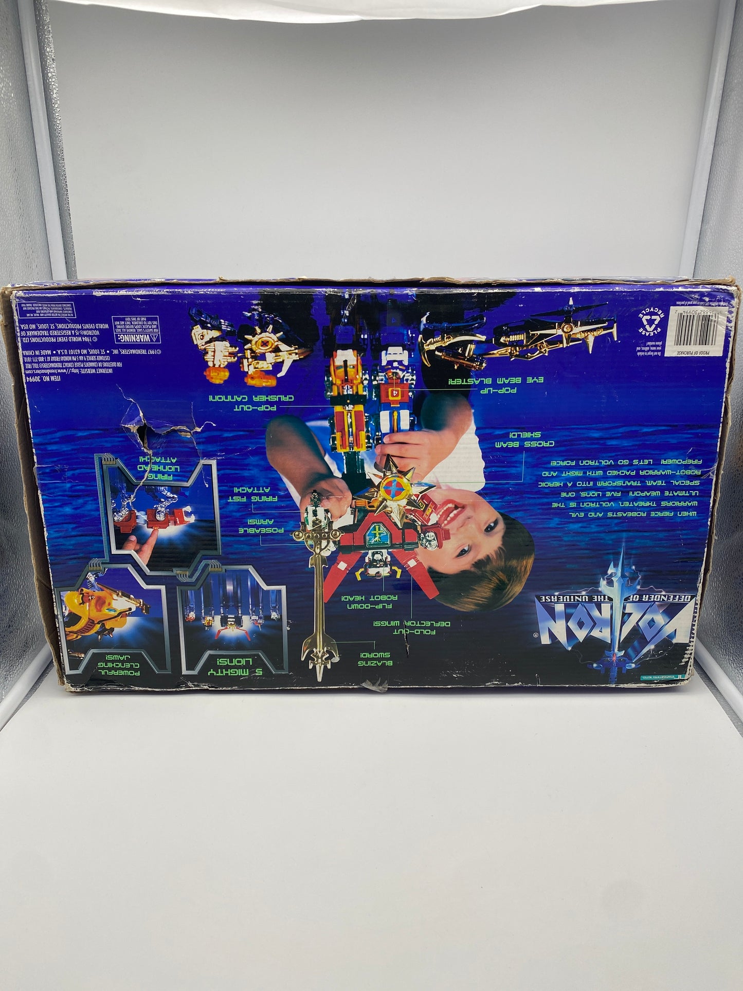 Voltron Defender of the Universe 5 1997 Lion Set with Box 100% Complete