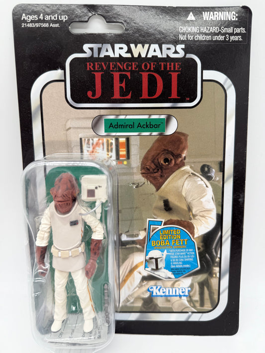 Hasbro 2011 Star Wars The Vintage Collection Revenge of the Jedi Admiral Ackbar