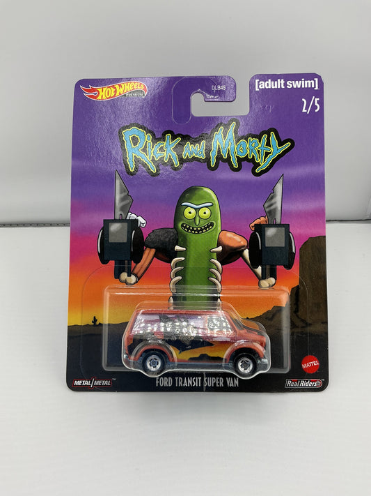 Hot Wheels Rick and Morty Ford Transit Super Van 2020 Mattel