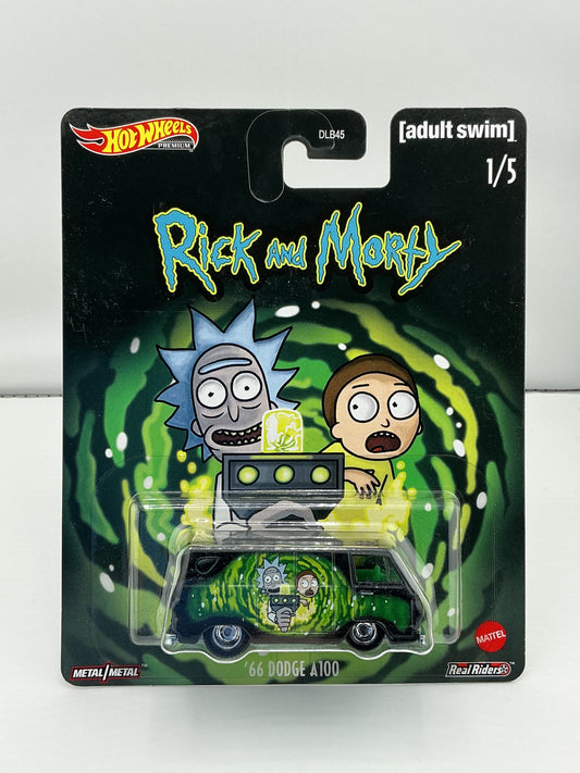 Hot Wheels Rick and Morty 1966 Dodge A100 Van 2020 Mattel
