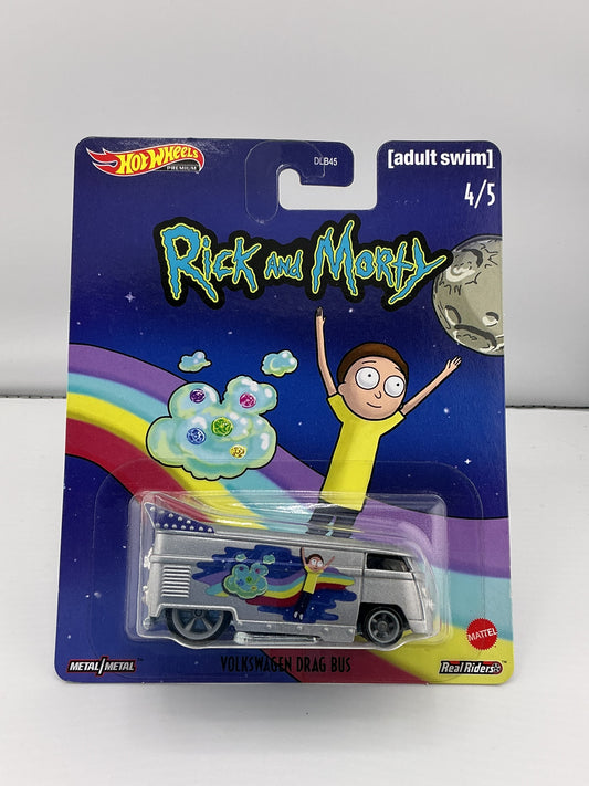 Hot Wheels Rick and Morty Volkswagen Drag Bus 2020 Mattell