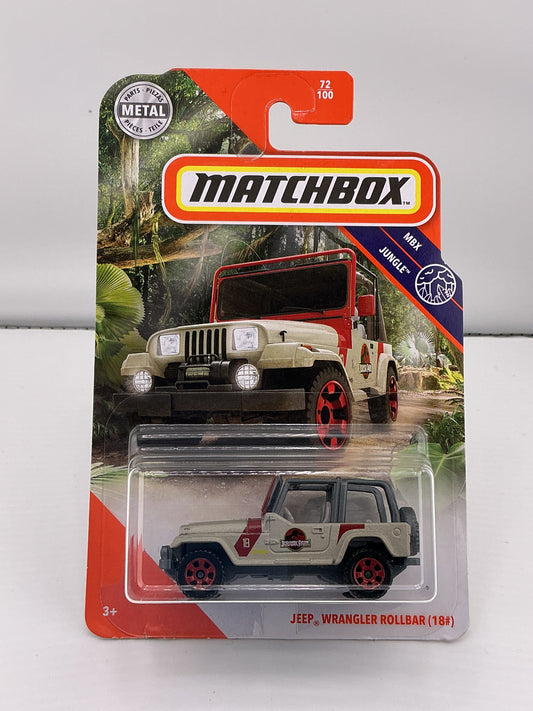 Matchbox Jeep Wrangler Rollbar (18#) 2019 Mattel