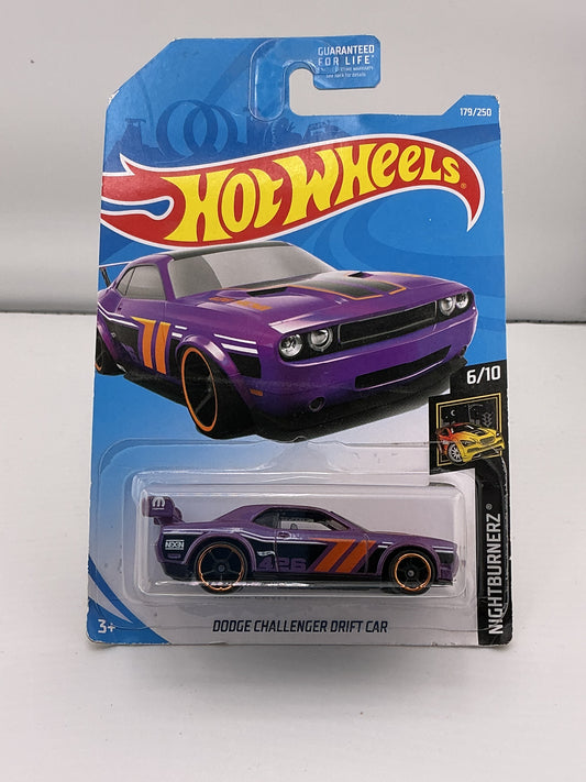 Hot Wheels Dodge Challenger Drift Car 2017 Mattel
