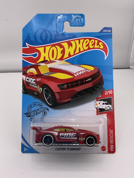 Hot Wheels Custom 2011 Camero Fire Department 2017