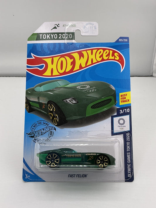 Hot Wheels Tokyo 2020 Fast Felion 2017 Mattel (Athletics)