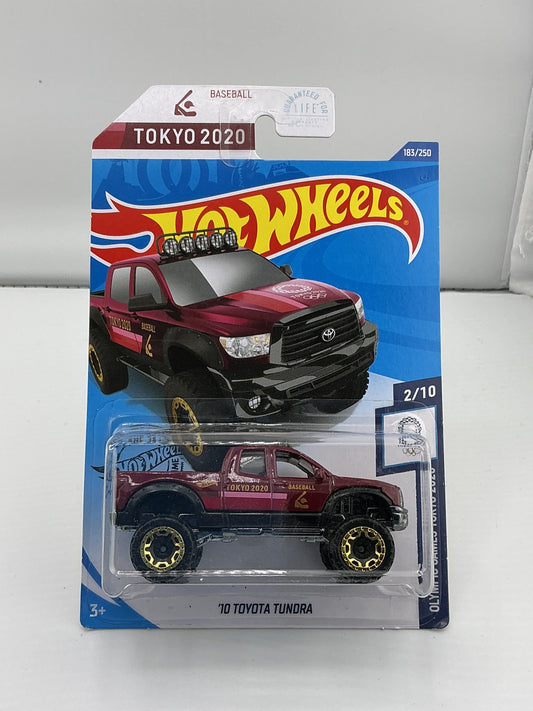Hot Wheels 2010 Toyota Tundra Tokyo 2020 2017 Mattel (Baseball) (Red)