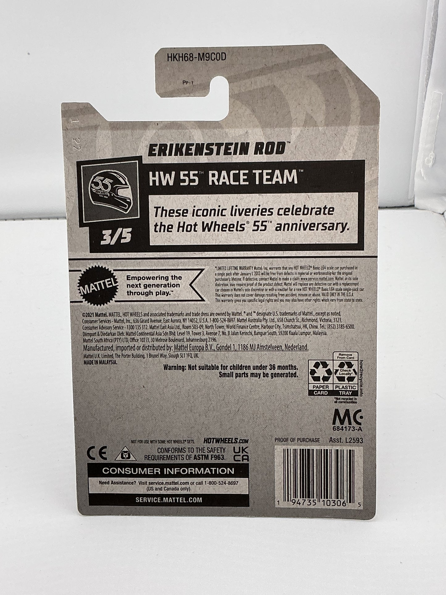 Hot Wheels Erikenstein Rod 2021 Mattel