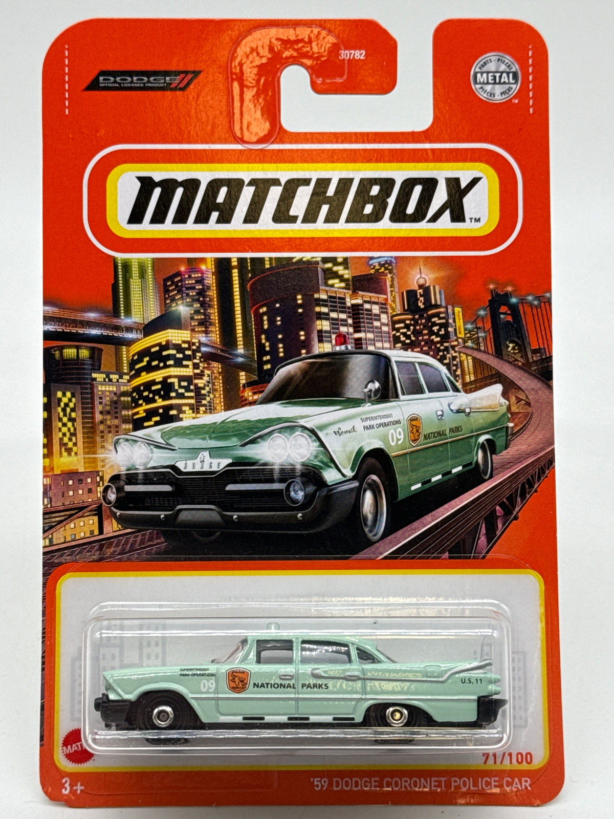 Matchbox 1959 Dodge Coronet Police Car 2020 Mattel, photo 1 of 2