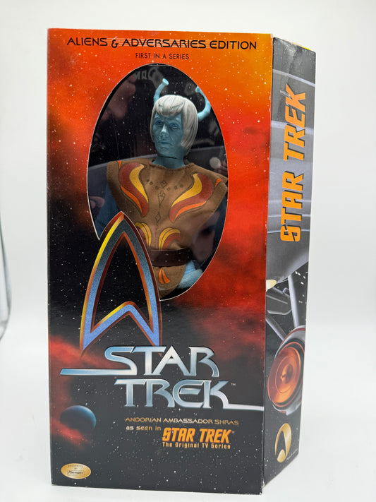 Star Trek Aliens & Adversaries Andorian Ambassador Shras 1999 Playmates Toys
