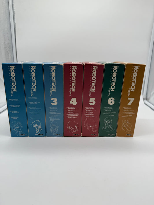 The Robotech Legacy Movies Series Macross Saga 7 Collections Set 2001 A.D. Vision Inc