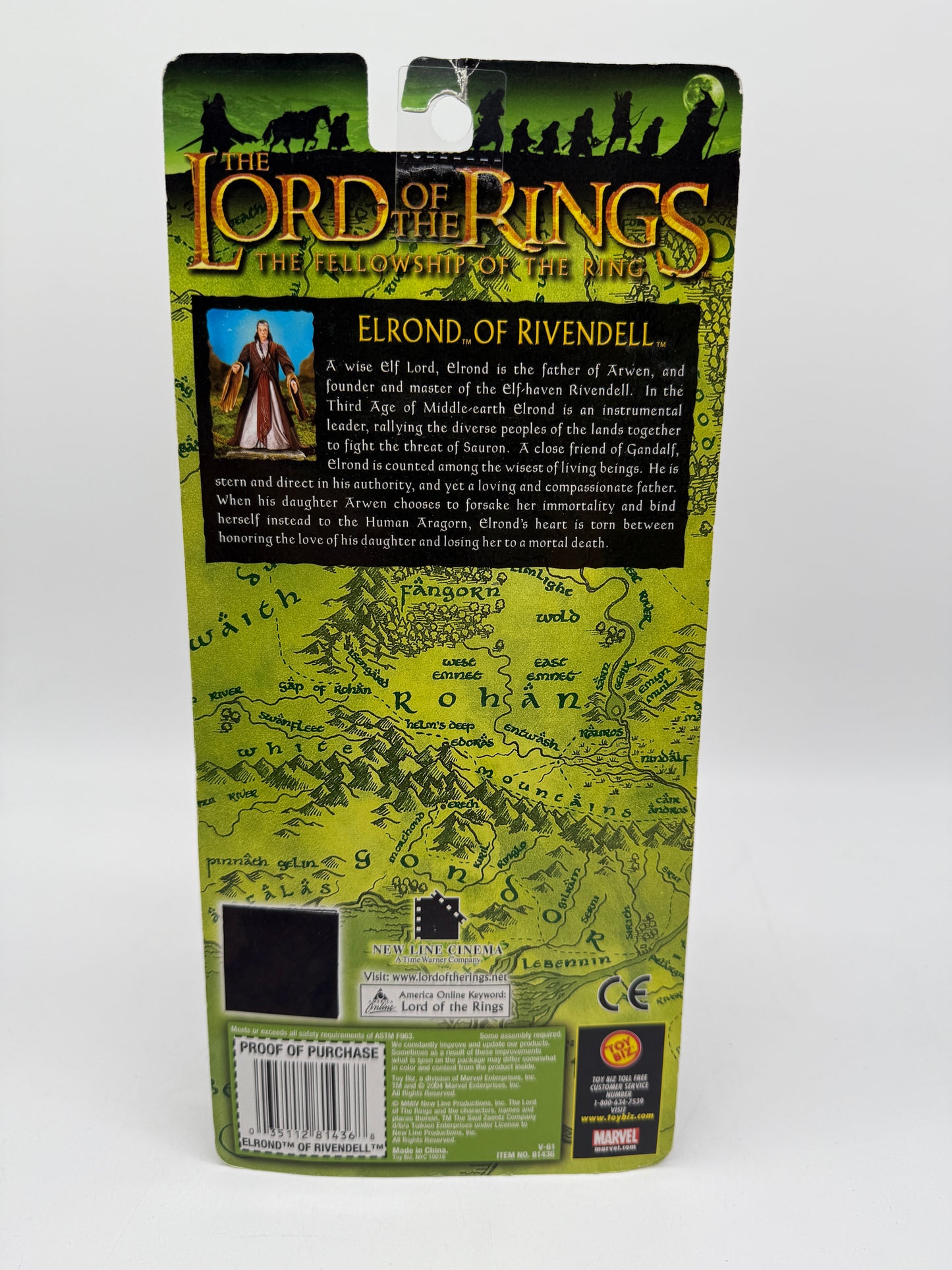 Lord of the Rings Elrond of Rivendell 2004 Toy Biz