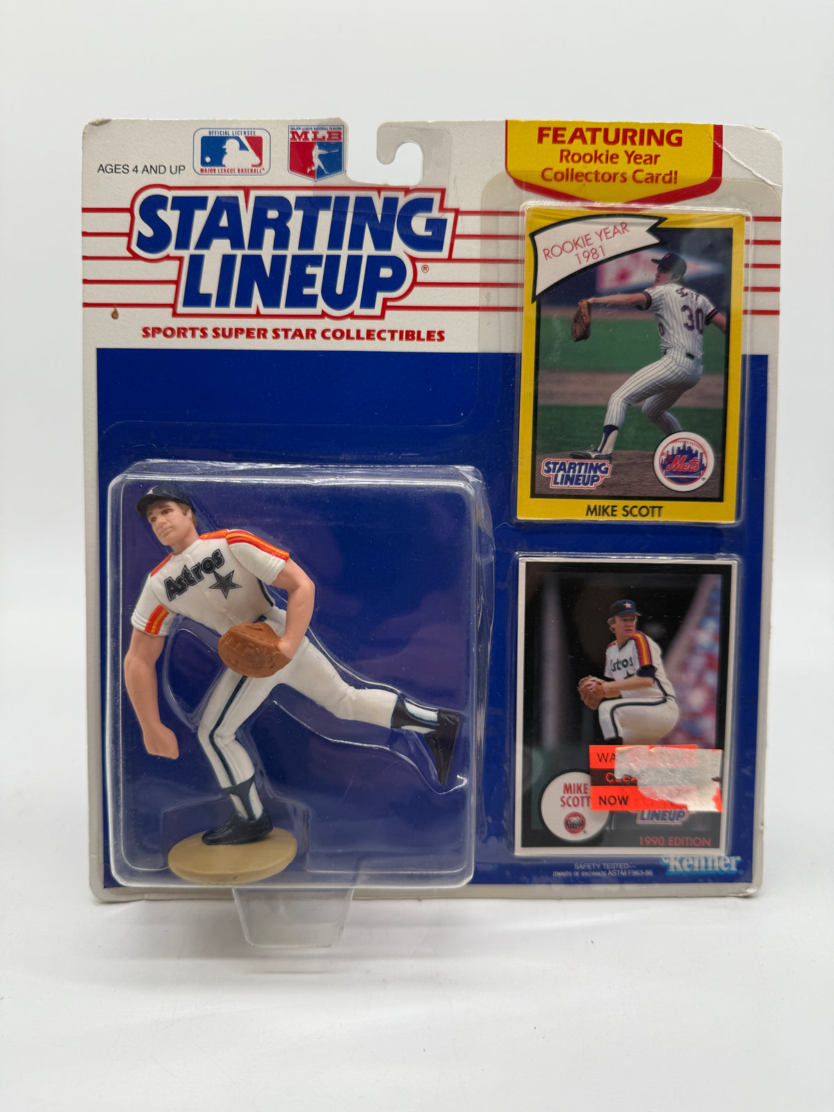 Kenner 1990 MLB Starting Lineup Mike Scott, photo 1 of 2