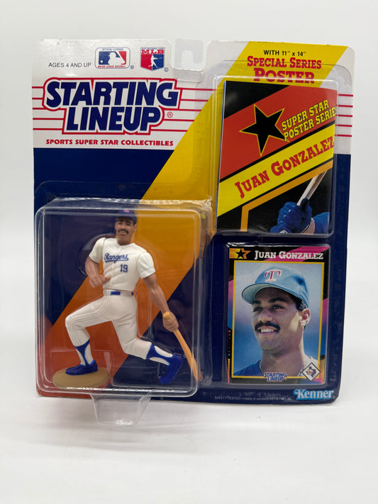 MLB Starting Lineup Juan Gonzalez 1991 Kenner