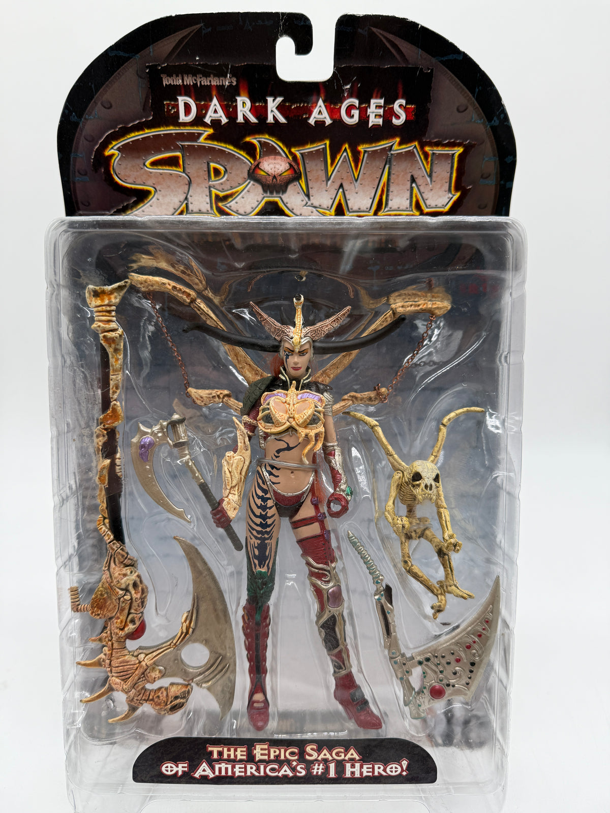 McFarlane Toys Collector’s Club 1998 Todd McFarlane’s Dark Ages Spawn The Skull Queen #11140, photo 1 of 2