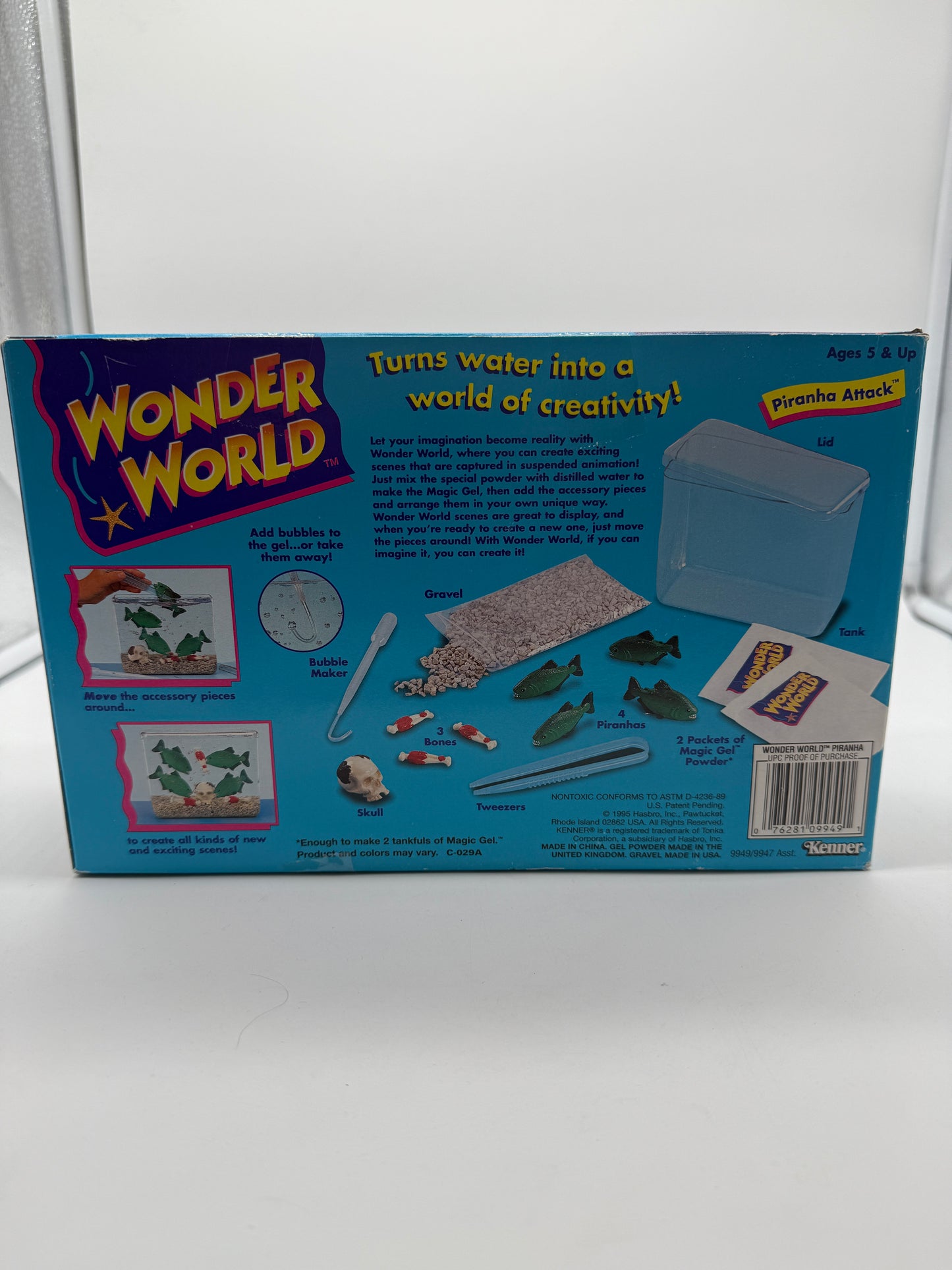 Wonder World Piranha Attack 1995 Hasbro