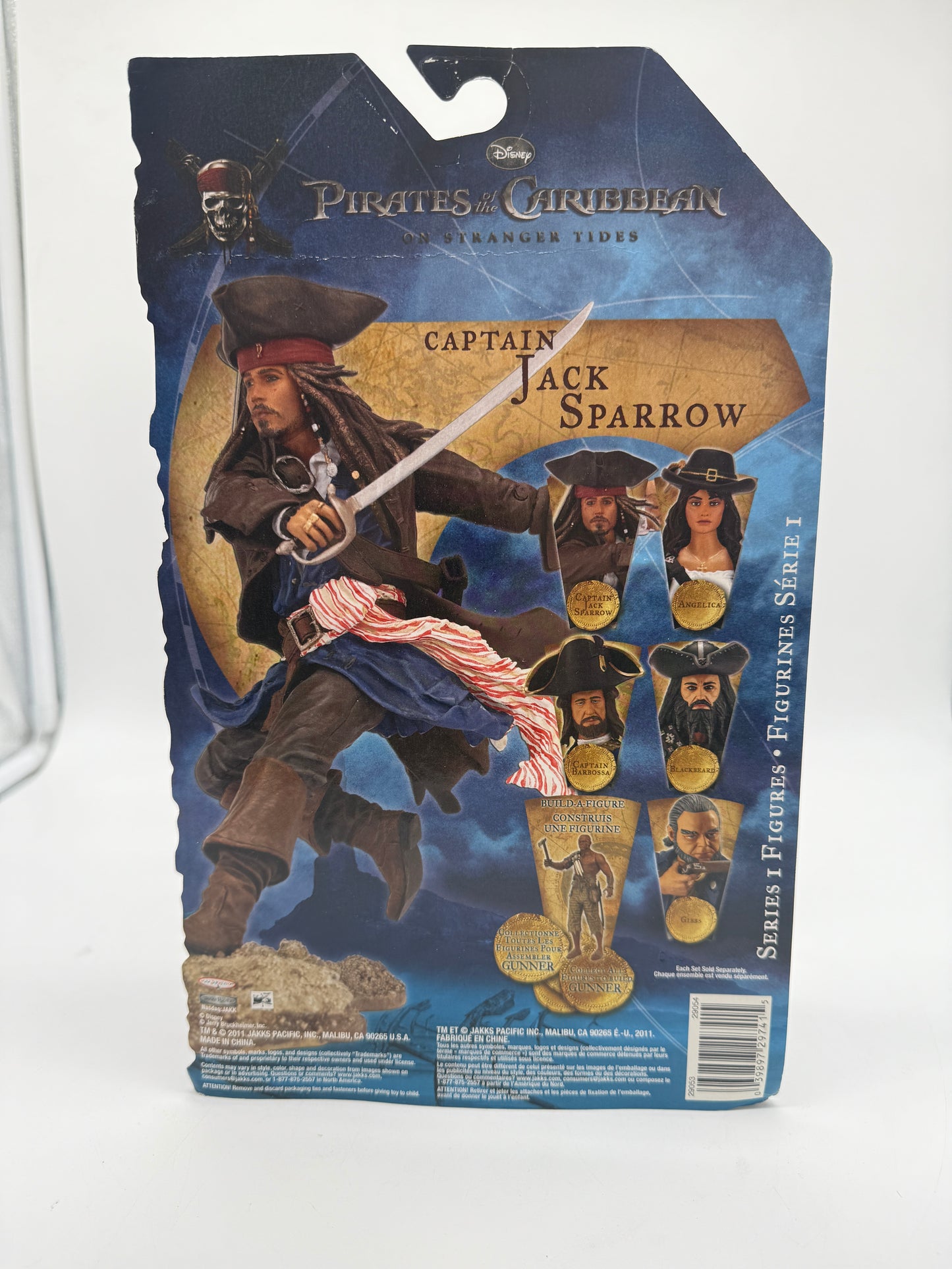 Pirates of the Caribbean Captain Jack Sparrow 2011 Jakks Pacific