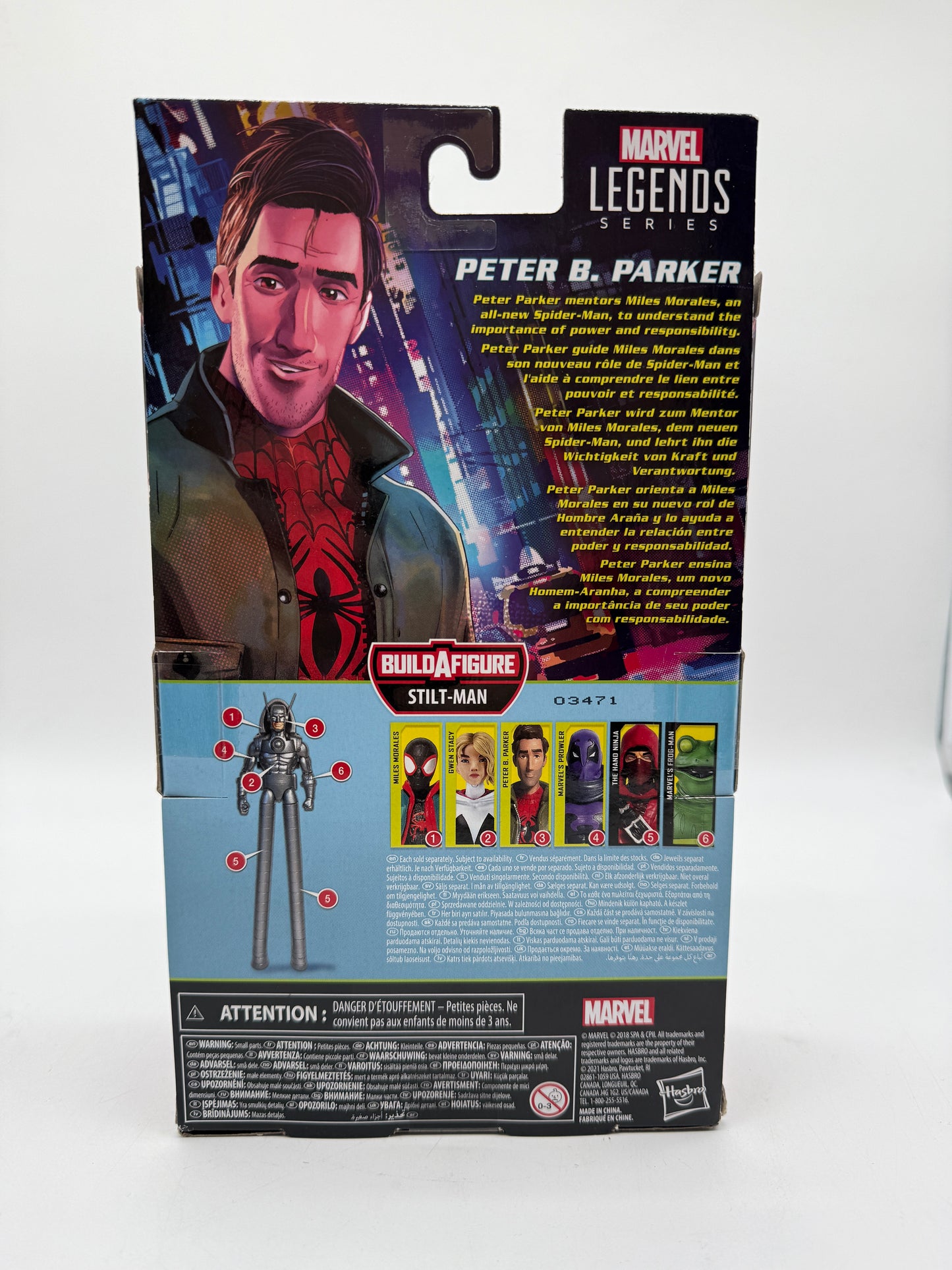 Spider-Man into the Spider-verse Peter B. Parker 2021 Hasbro