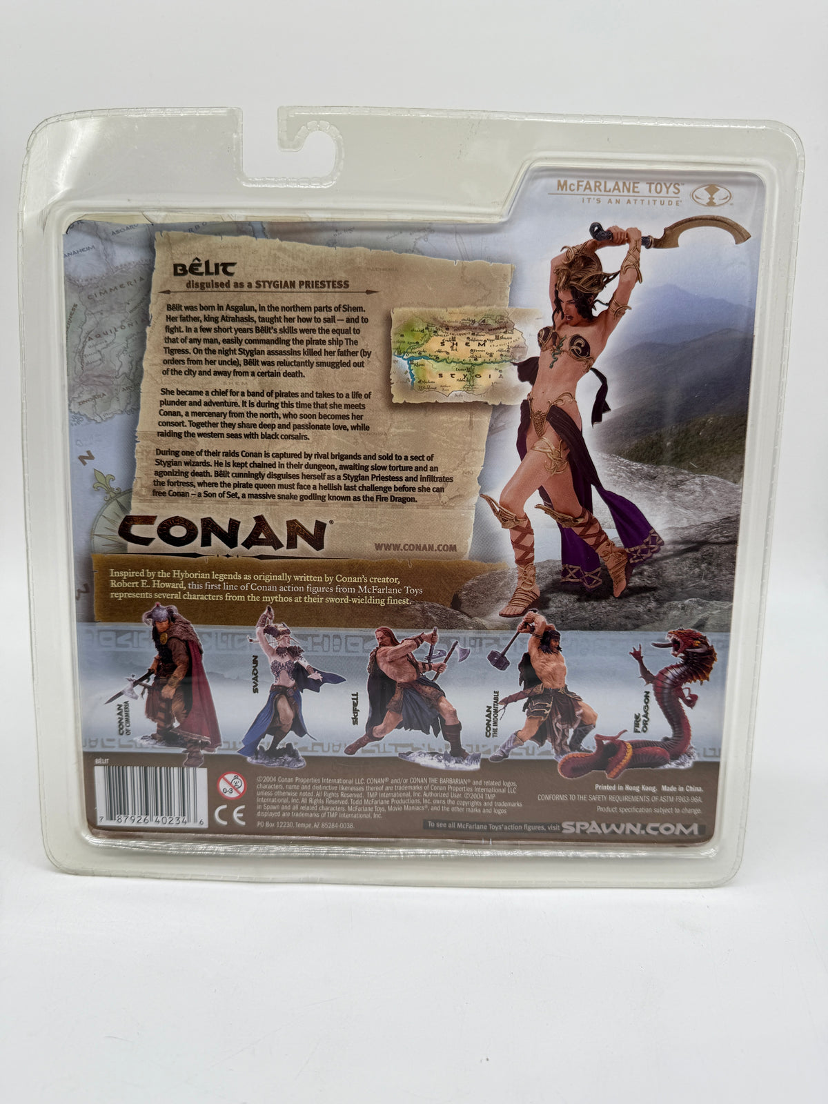 McFarland Toys 2005 Conan: The Hour of the Dragon" Series 2 Zenobia, photo 2 of 2