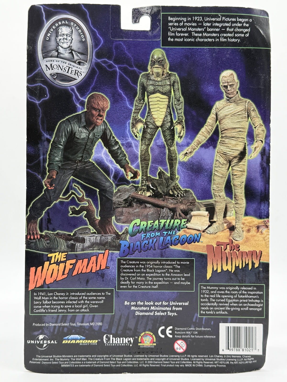 Diamond Select Toys 2011 Universal Monsters The Wolfman, photo 2 of 2