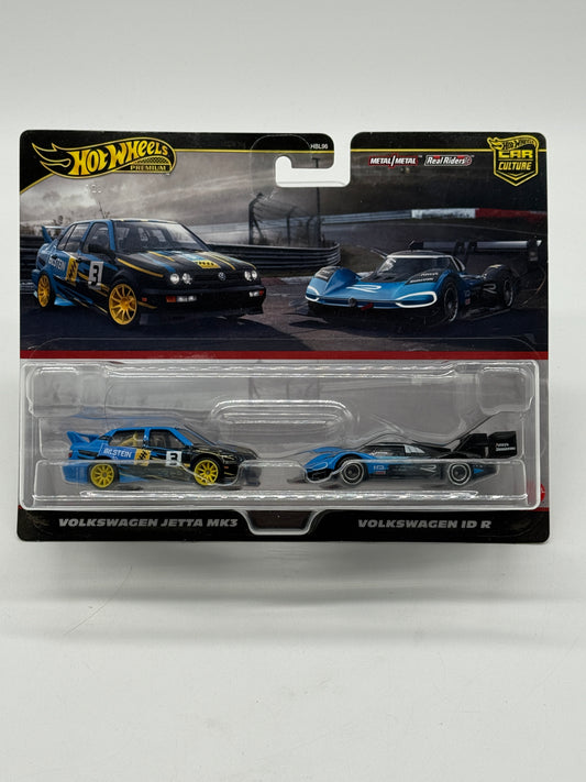 Hot Wheels Premium Volkswagen Jetta MK3 and Volkswagen ID R 2020 Mattel