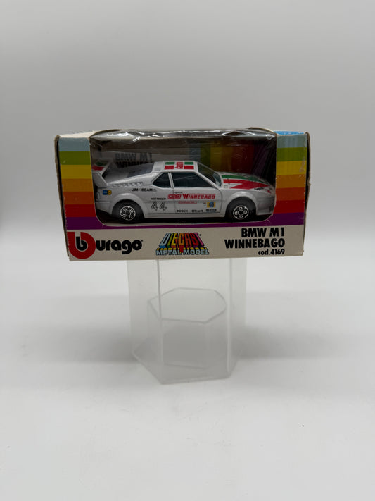 Diecast Burago BMW M1 Winnebago Made in Italy