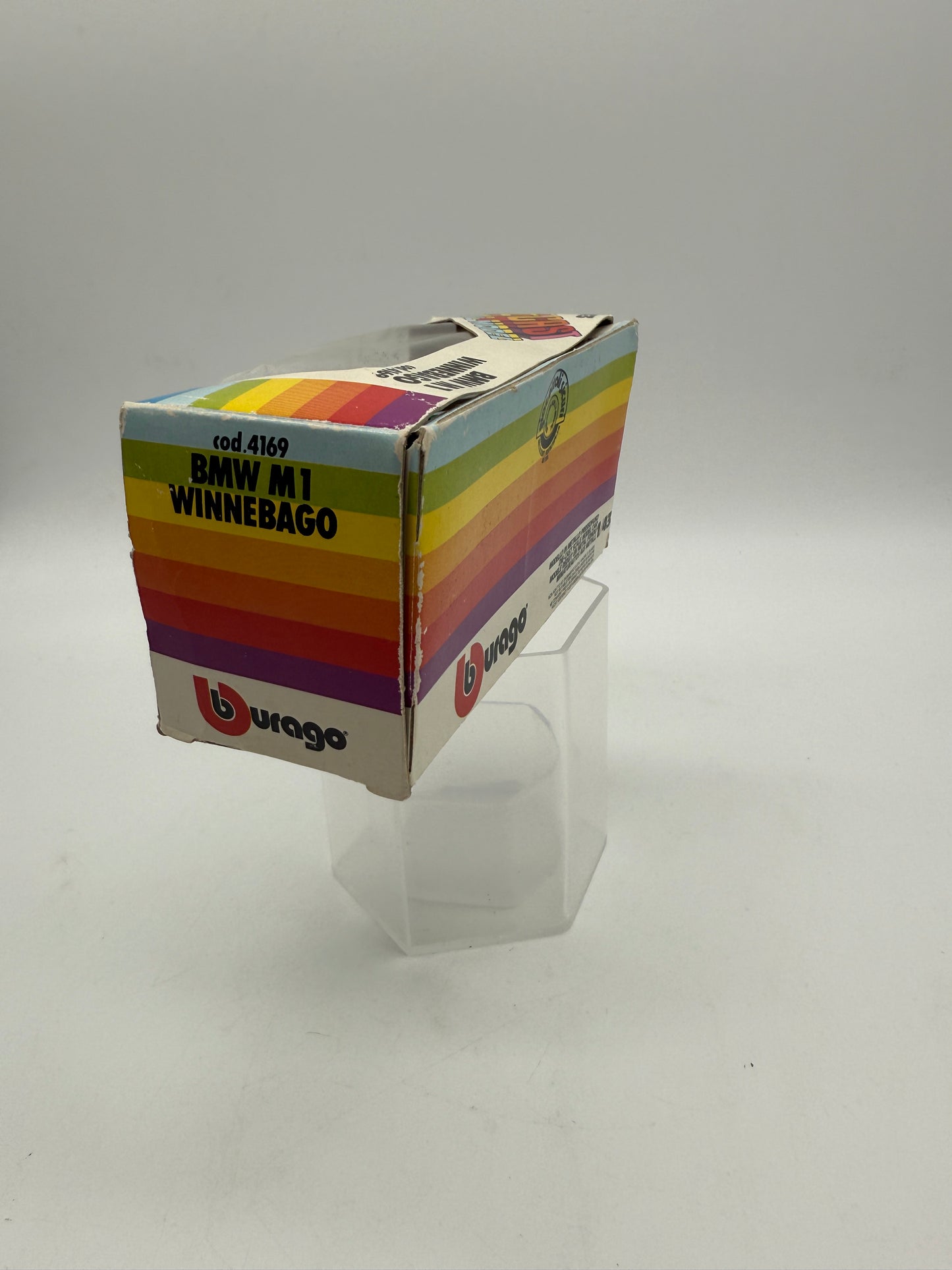 Diecast Burago BMW M1 Winnebago Made in Italy