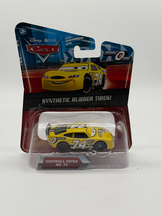 Disney Pixar Cars Sidewall Shine No. 74 2010 Mattel