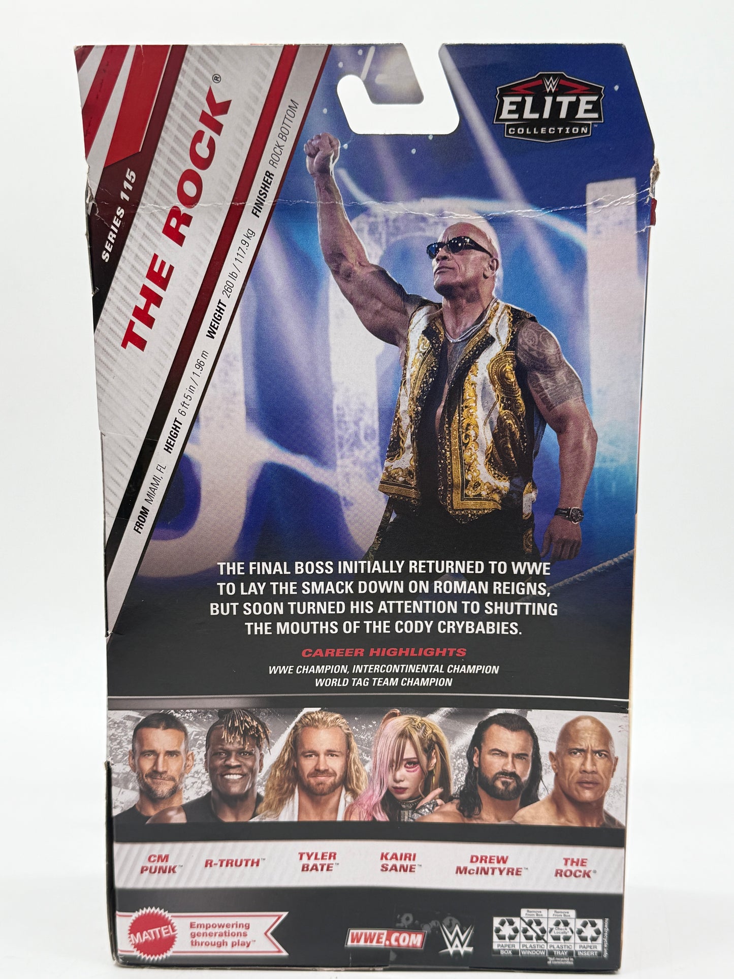 WW Elite The Rock Series 115 2024 Mattel