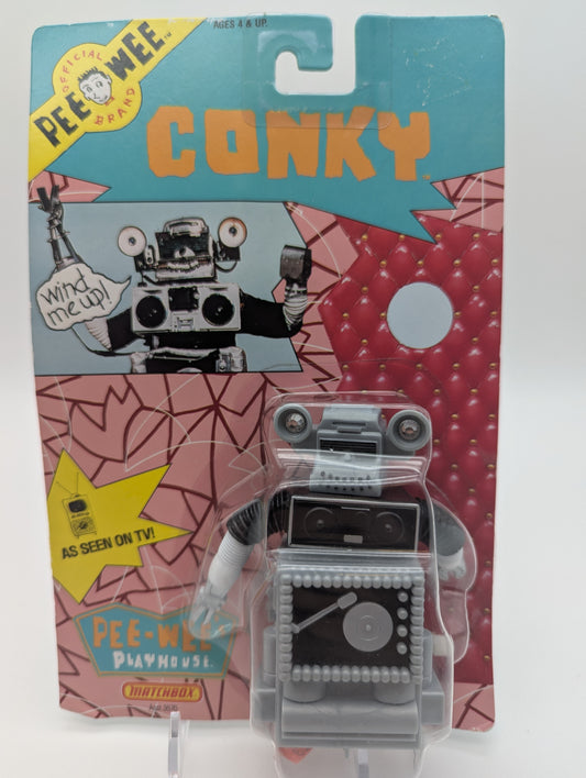 Matchbox 1988 Pee-wee's Playhouse Conky Action Figure