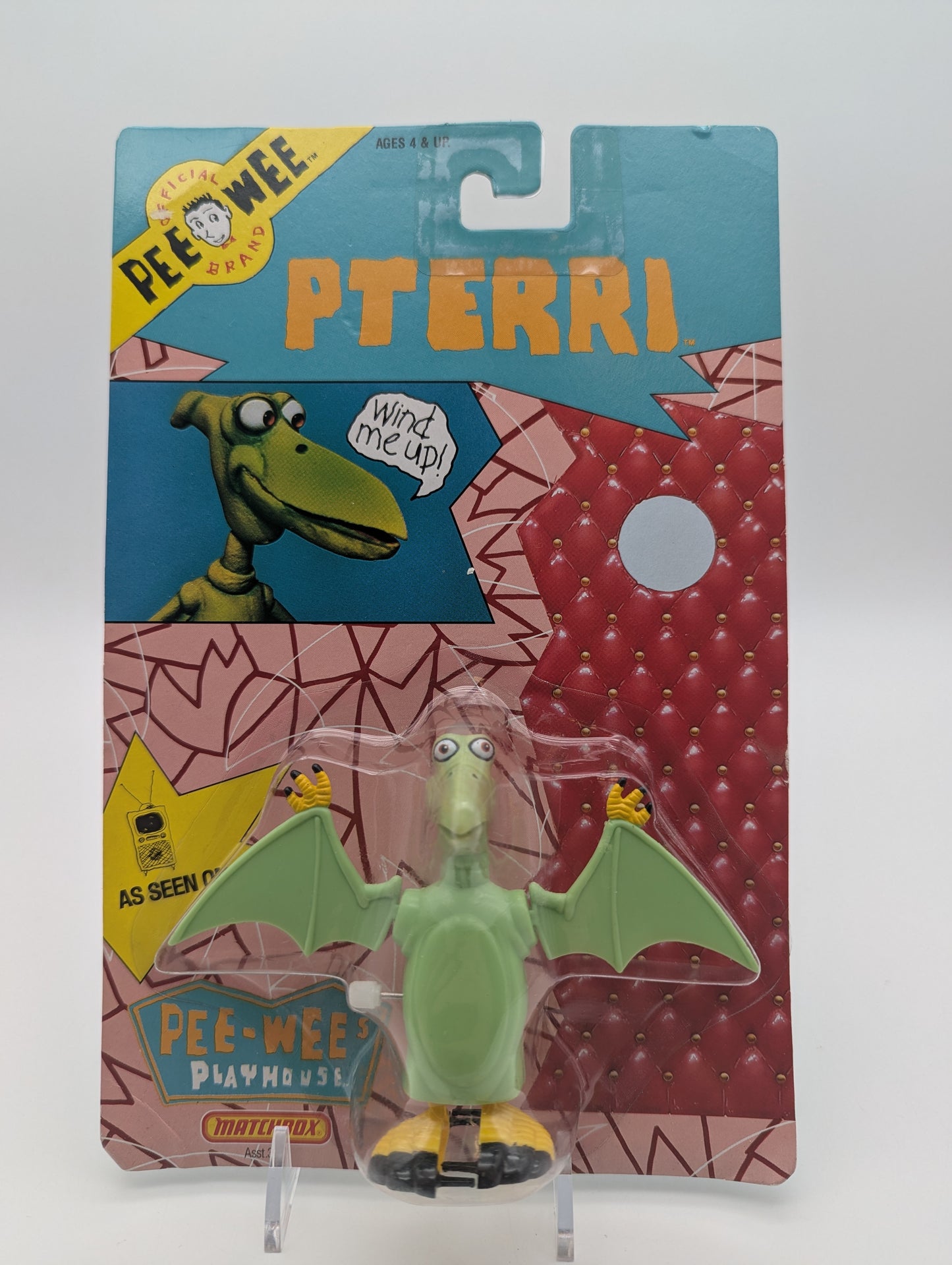 Matchbox 1988 Pee-wee's Playhouse Pterri Action Figure