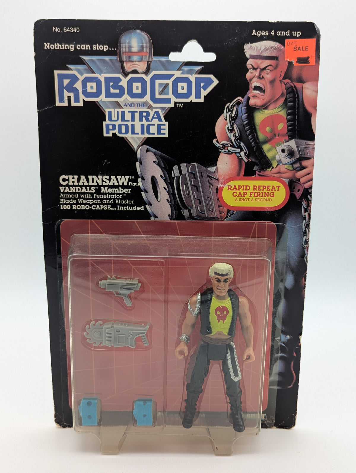 Kenner 1988 Robocop and the Ultra Police Chainsaw Action Figure, photo 1 of 5