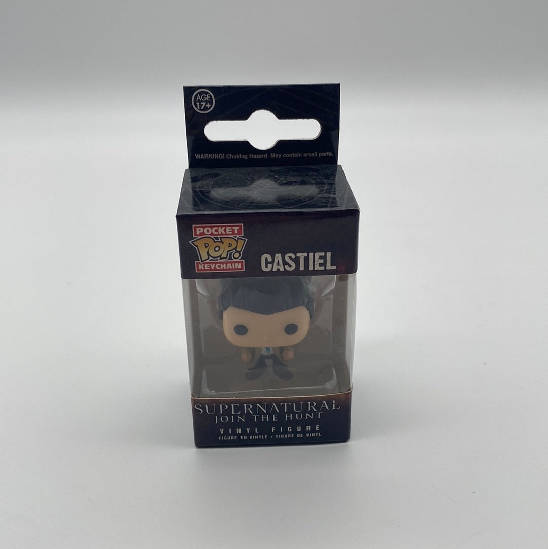 The front of the box and bubble. The bubble is sealed, the action figure inside is light skinned with black hair and a tan trenchcoat
