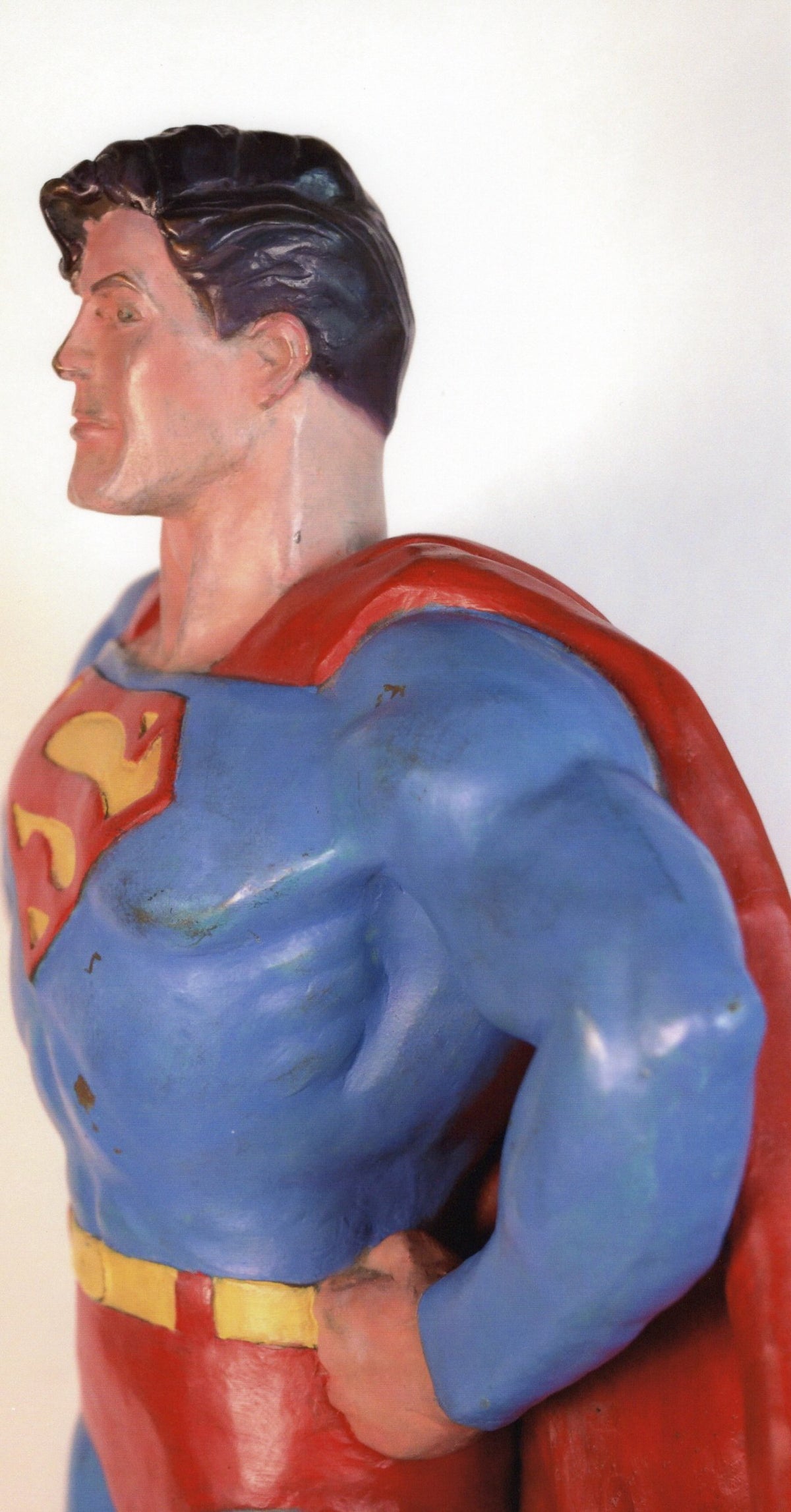 Superman Bronze Pigment Painted Maquette Statue, photo 3 of 5