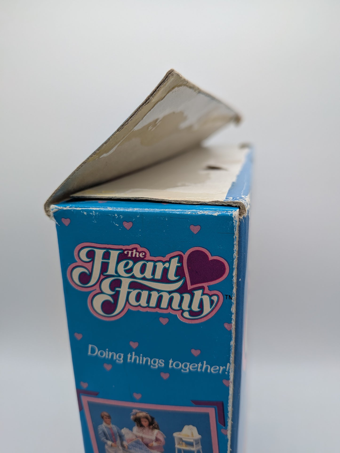 Mattel 1984 Barbie Doll's Friends! The Heart Family Mom, Dad & Babies Doll set