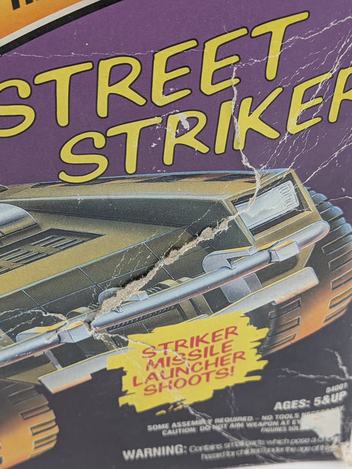 Hasbro 1993 Street Fighter The World Warrior Street Striker Vehicle