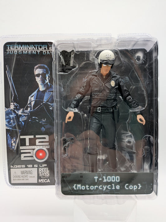 NECA 2012 Reel Toys Terminate 2 Judgment Day T-1000 (Motorcycle Cop) Action Figure