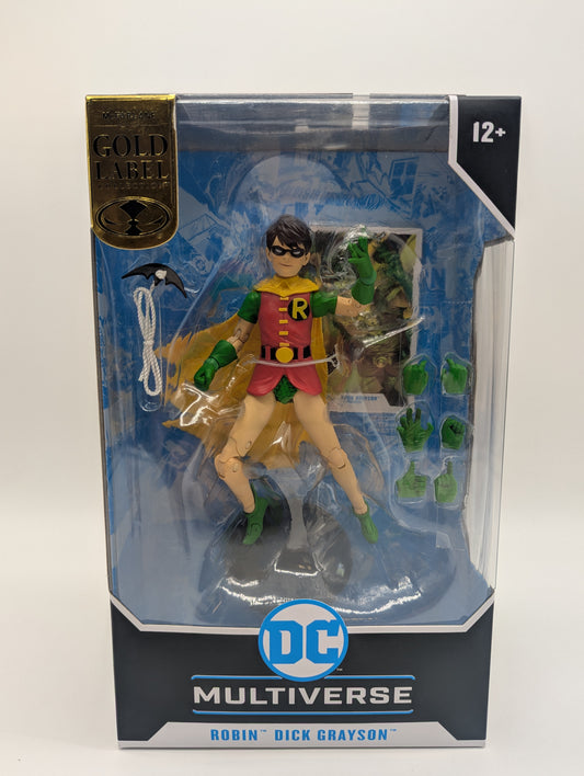 McFarlane Toys 2023 DC Multiverse Robin Dick Grayson Gold Label Action Figure